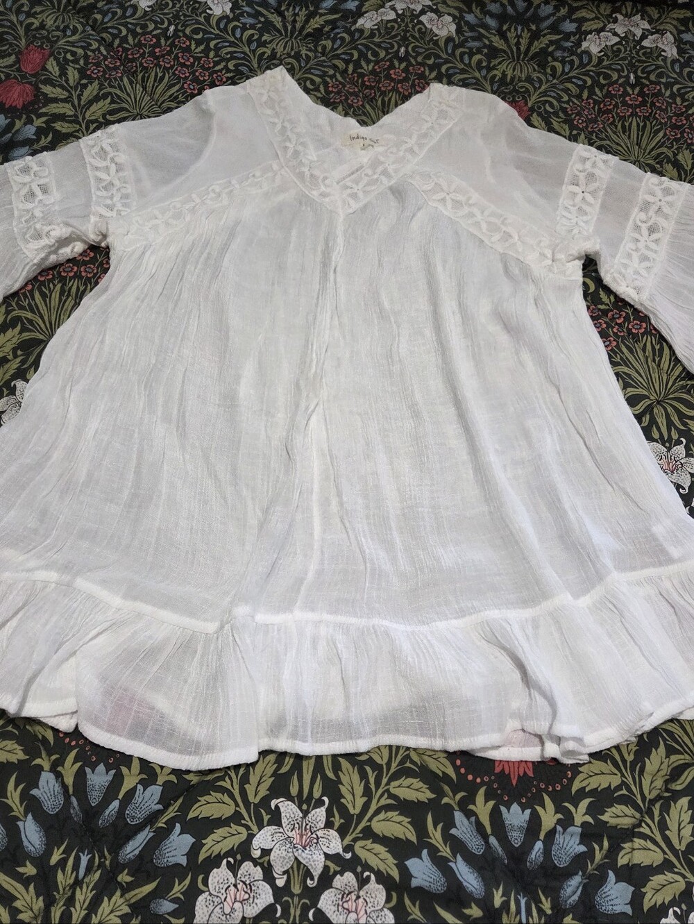 Indigo Soul Tunic Top Size XL